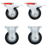 Vidaxl 16 pcs hjul 100 mm