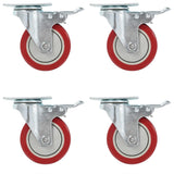 Vidaxl kaster 24 stk 100 mm