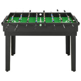 Vidaxl Multispart Tabel 15-i-1 121x61x82 cm sort