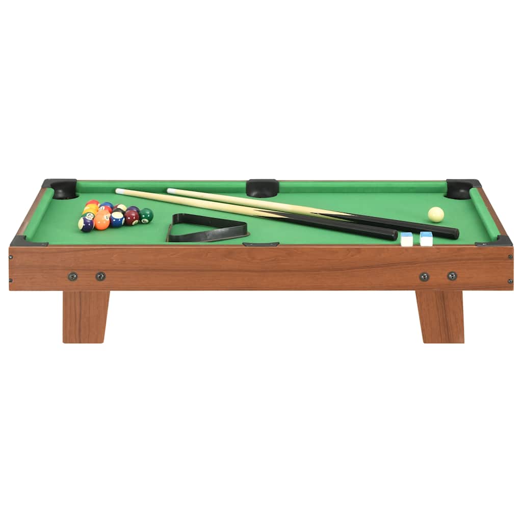 Vidaxl Minipool Tabel 3 fod 92x52x19 cm brun og grøn