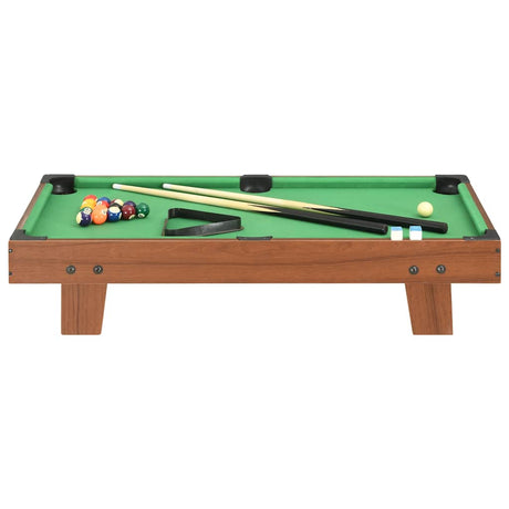 Vidaxl Minipool Tabel 3 fod 92x52x19 cm brun og grøn