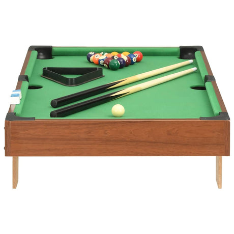 Vidaxl Minipool Tabel 3 fod 92x52x19 cm brun og grøn