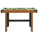 Vidaxl billard Tabel 4 fod 122x61x76 cm brun