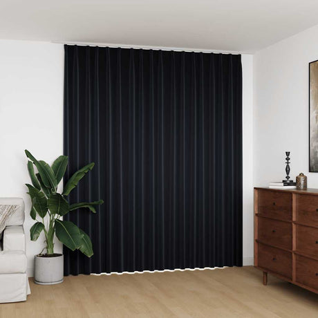 Vidaxl gardin fordømt med kroge 290x245 cm sort