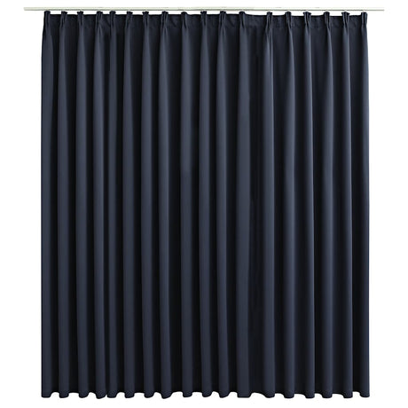 Vidaxl Curtain Blackout med kroge 290x245 cm Anthracite