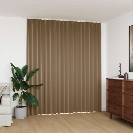 Vidaxl Curtain Blackout med kroge 290x245 cm taupe