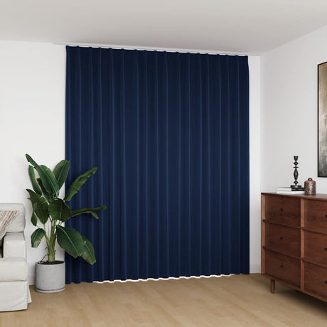Vidaxl gardin fordømt med kroge 290x245 cm blå