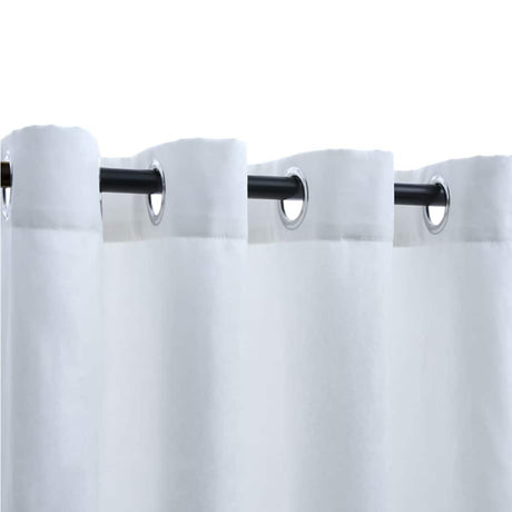 Vidaxl gardiner mørkere med ringe 2 St 140x225 cm off -White