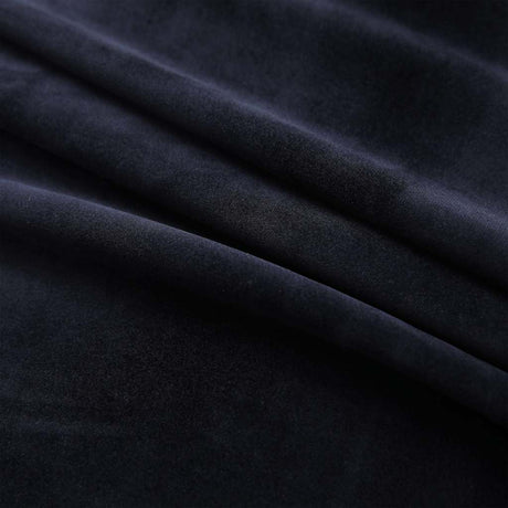 Vidaxl Curtain Blackout med ringe 290x245 cm Velvet Black