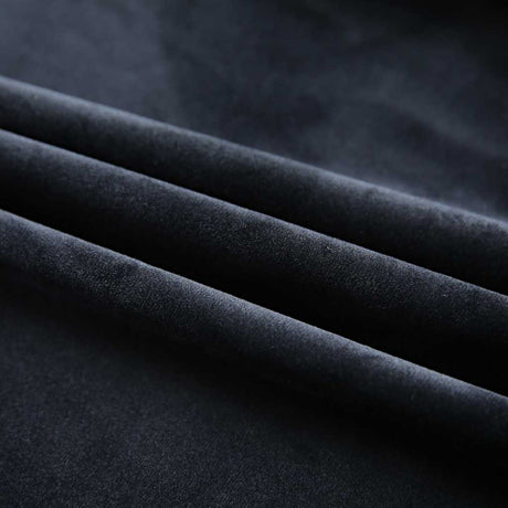 Vidaxl Curtains Blackout 2 STS med kroge 140x245 cm Velvet Black