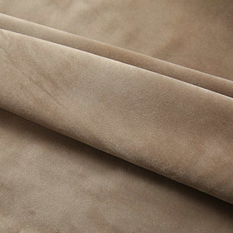 Vidaxl Curtains Blackout 2 STS med kroge 140x225 cm Velvet Beige