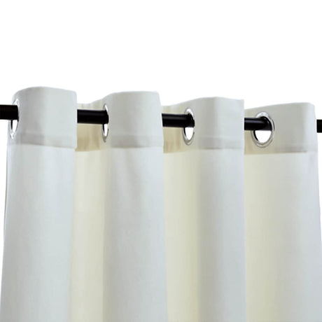 Vidaxl gardin fordømmende med ringe 2 St 140x245 cm fløjlcreme