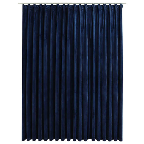 Vidaxl Curtain Blackout med kroge 290x245 cm Velvet Blue