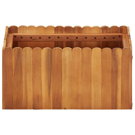 Vidaxl Planning Box hævet 50x30x25 cm solid acaciahout