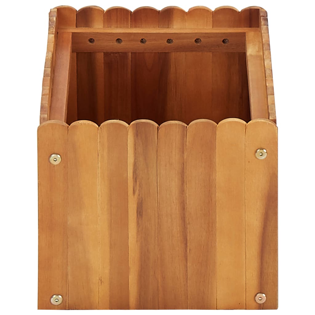Vidaxl Planning Box hævet 50x30x25 cm solid acaciahout