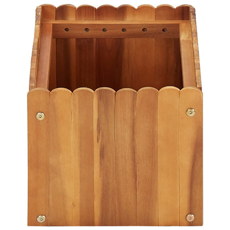 Vidaxl Planning Box hævet 50x30x25 cm solid acaciahout