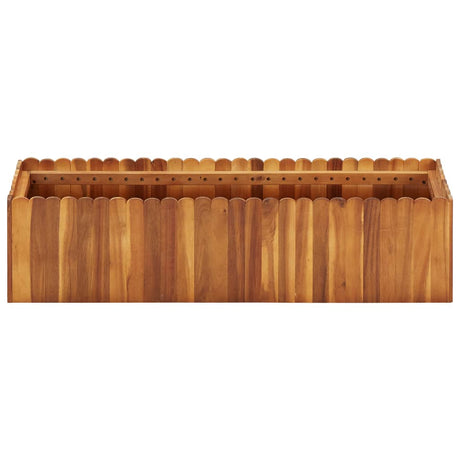 Vidaxl Planter hævede 100x30x25 cm solid acaciahout