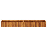 Vidaxl Planter hævet 200x30x25 cm solid acaciahout