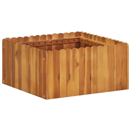 Vidaxl Planning Box hævet 50x50x25 cm solid acaciahout