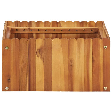 Vidaxl Planning Box hævet 50x50x25 cm solid acaciahout