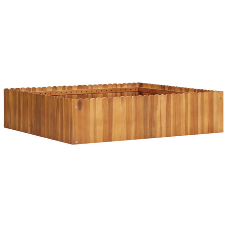 Vidaxl Planning Box hævet 100x100x25 cm solid acaciahout