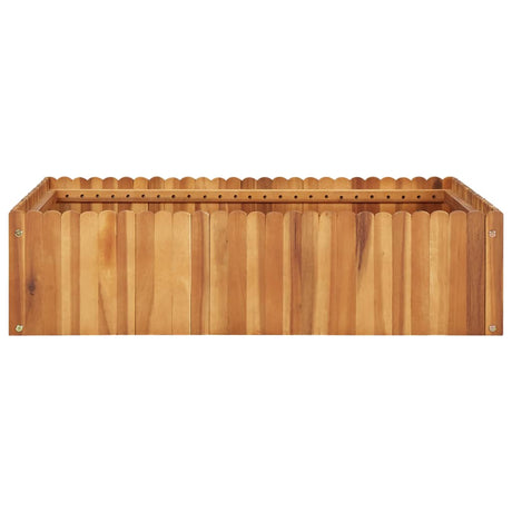 Vidaxl Planning Box hævet 100x100x25 cm solid acaciahout