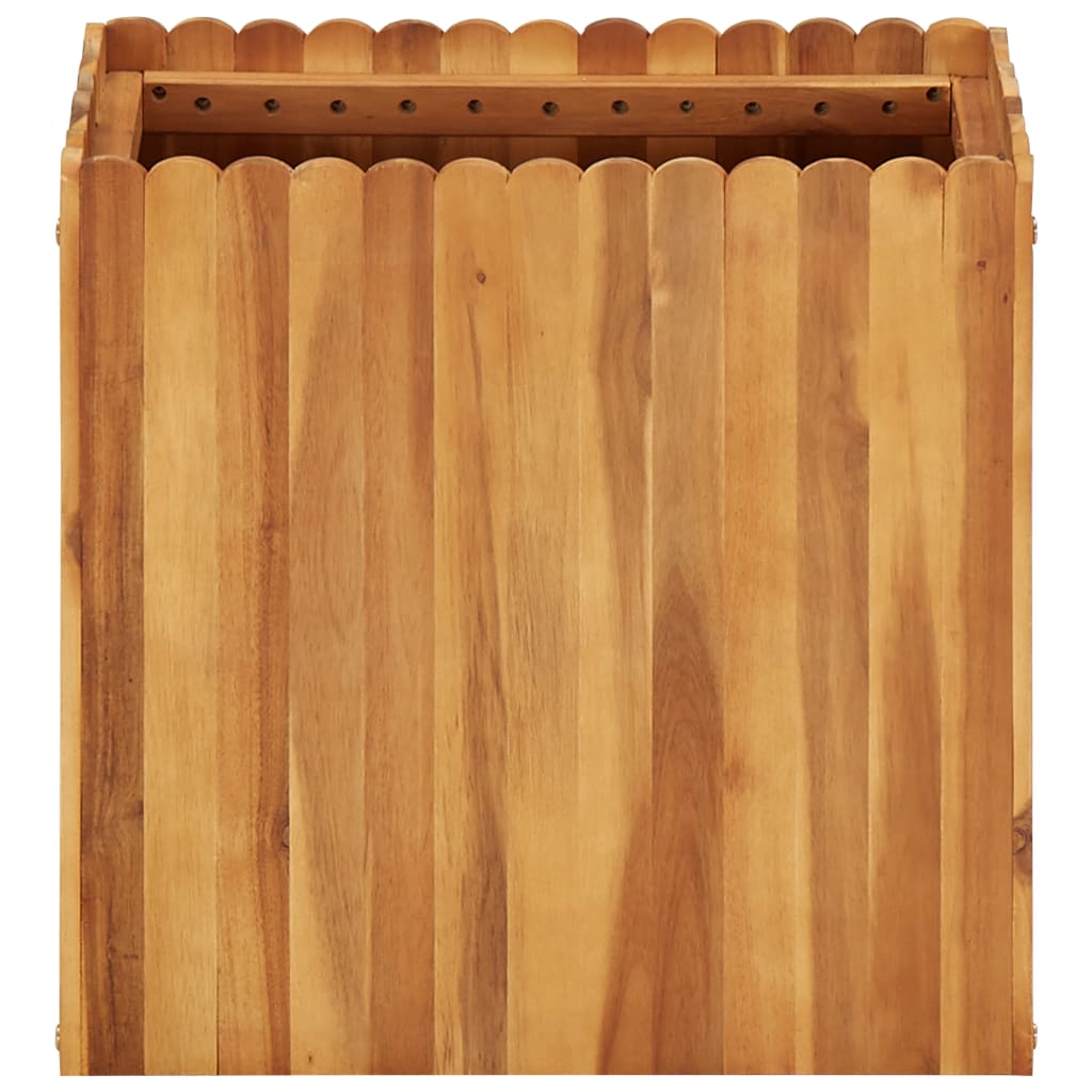 Vidaxx plantekasse hævet 50x30x50 cm massivt akacietræ