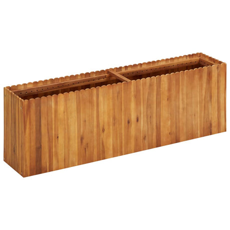 Vidaxx hævet plantekasse 150x30x50 cm massivt akacietræ