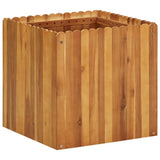 Vidaxl Planning Box hævet 50x50x50 cm solid acaciahout