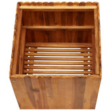 Vidaxl Planning Box hævet 50x50x50 cm solid acaciahout