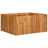 Vidaxl Planter hævede 100x100x50 cm solid acaciahout