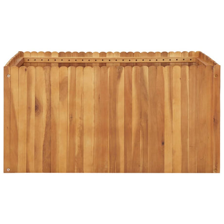 Vidaxl Planter hævede 100x100x50 cm solid acaciahout