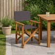 Vidaxl regisseursstoelen 2 st massief acaciahout