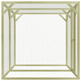Vidaxl Chicken Coop 1,5x3x1,5 m imprægneret fyrretræ
