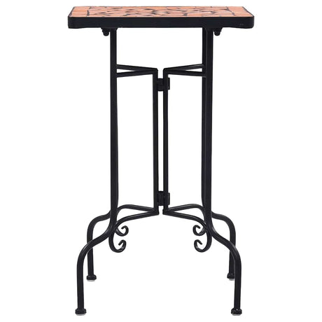 Vidaxl sidebord mosaik keramisk terracotta -farvet