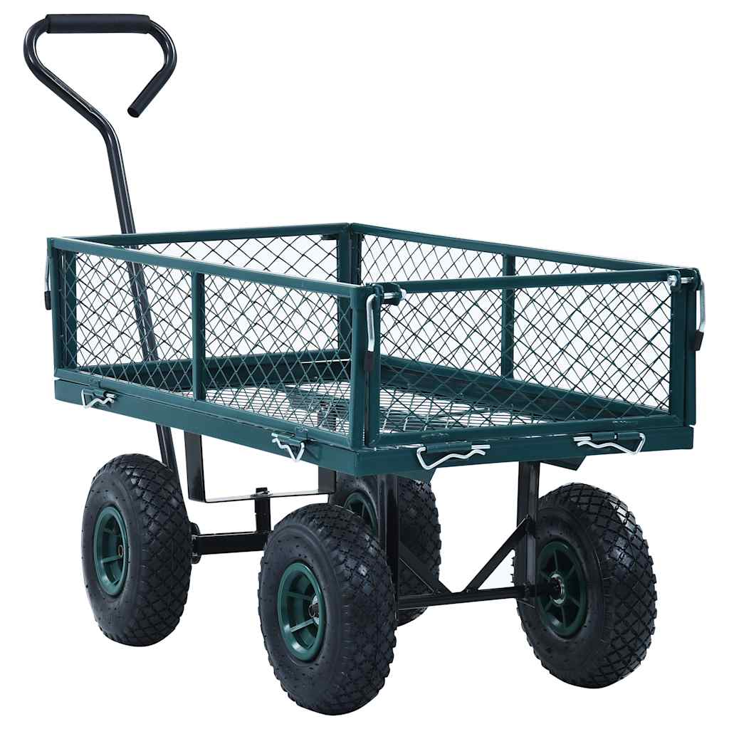 Vidaxl tuinwagen 250 kg groen