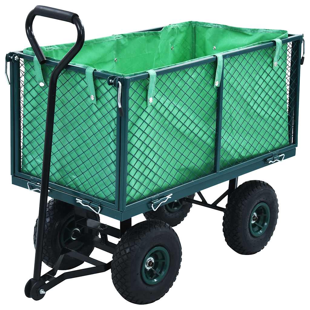 VidaXL havevogn 350 kg grøn