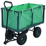VidaXL havevogn 350 kg grøn
