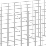 Vidaxl gabion kroge 50 stk 30 cm galvaniseret stål
