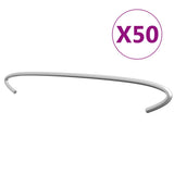 Vidaxl Gabion Hooks 50 St 50 cm galvaniseret stål