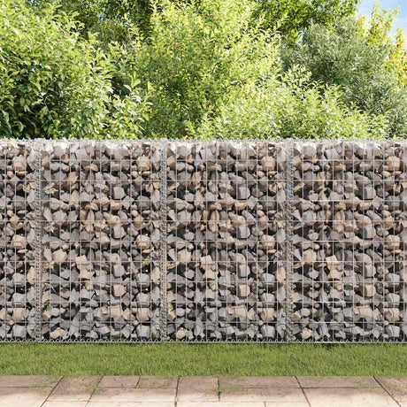 Vidaxl Gabionspirals 24 Pc 100 cm galvaniseret stål