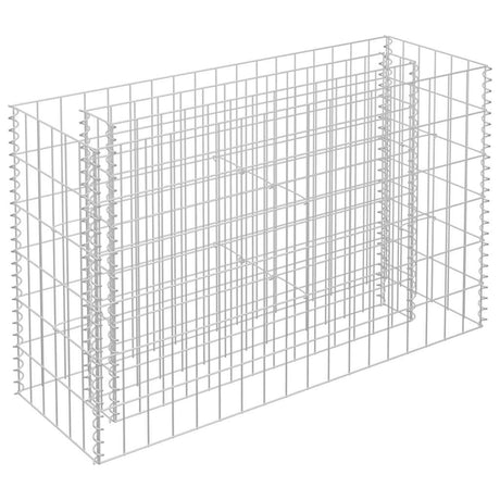 Vidaxx gabion planter hævet 90x30x60 cm galvaniseret stål
