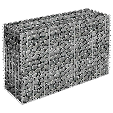 Vidaxx gabion planter hævet 90x30x60 cm galvaniseret stål