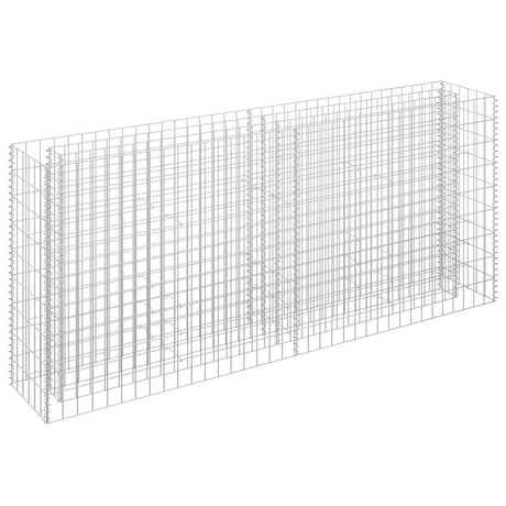 Vidaxx gabion planter hævet 180x30x90 cm galvaniseret stål