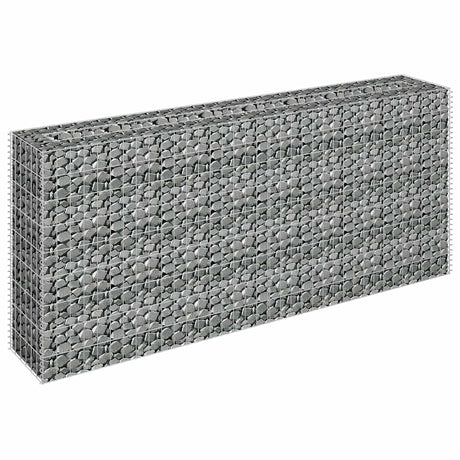 Vidaxx gabion planter hævet 180x30x90 cm galvaniseret stål