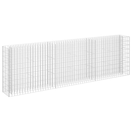Vidaxx gabion planter hævet 270x30x90 cm galvaniseret stål