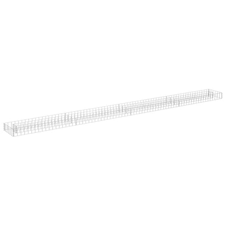 Vidaxl Gabion Planter Insented 360x30x10 cm galvaniseret stål