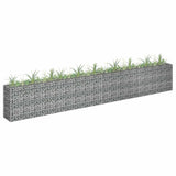 Vidaxl Gabion Planter Insented 360x30x60 cm galvaniseret stål