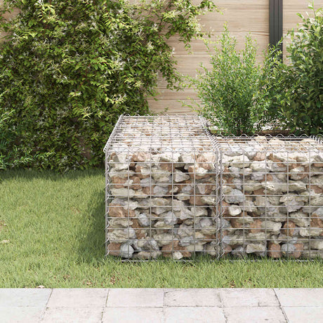 Vidaxl Gabion Planter hævet Cube 50x50x50 cm ståltråd