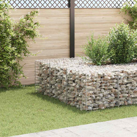 Vidaxl Gabion Planter hævet Cube 60x60x60 cm ståltråd
